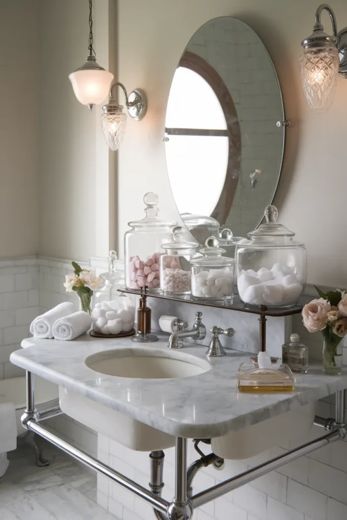 Apothecary Jars Display