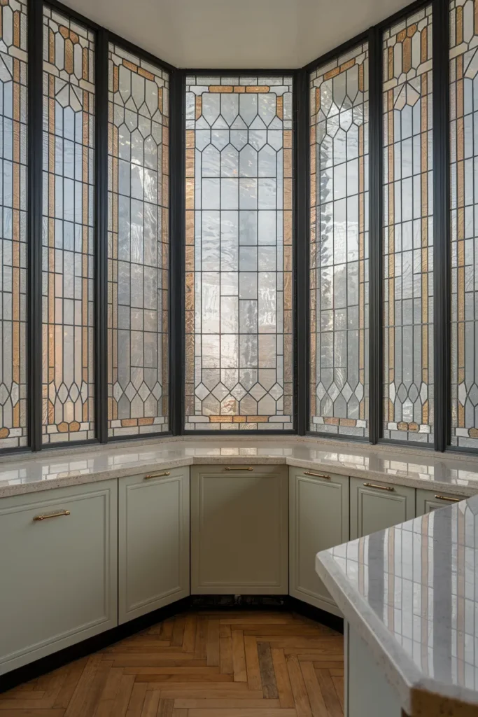 Art Glass Windows for Soft Diffused Light