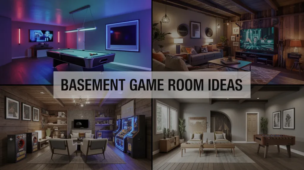 Basement Game Room Ideas