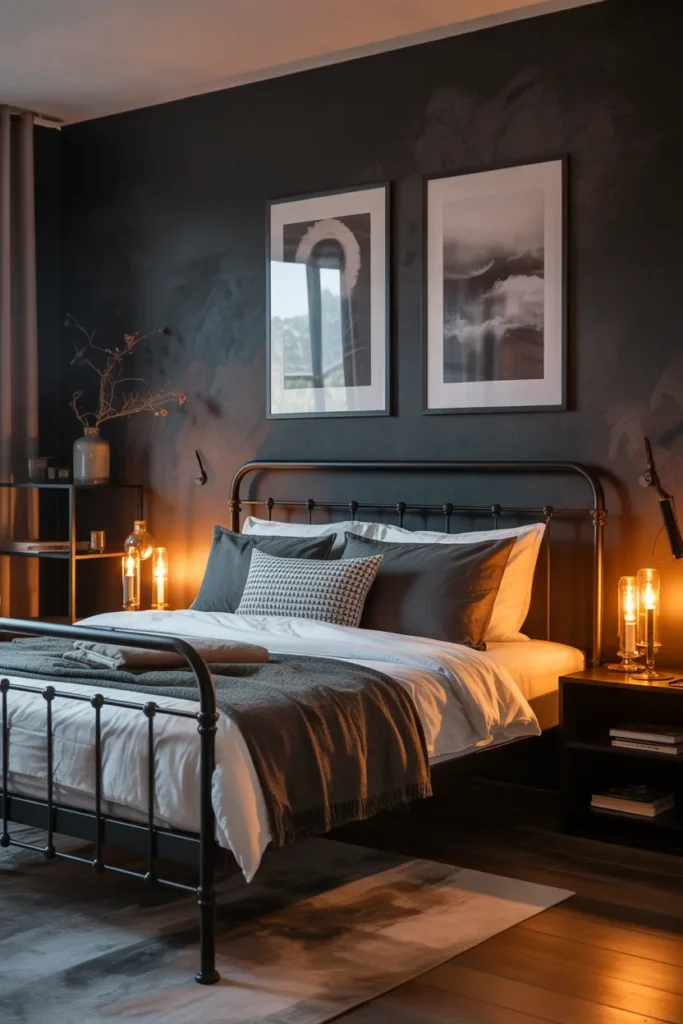 Black Accents for Grounded Mood