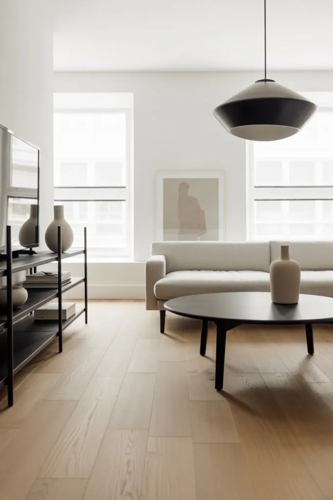 Black Accents for Modern Contrast