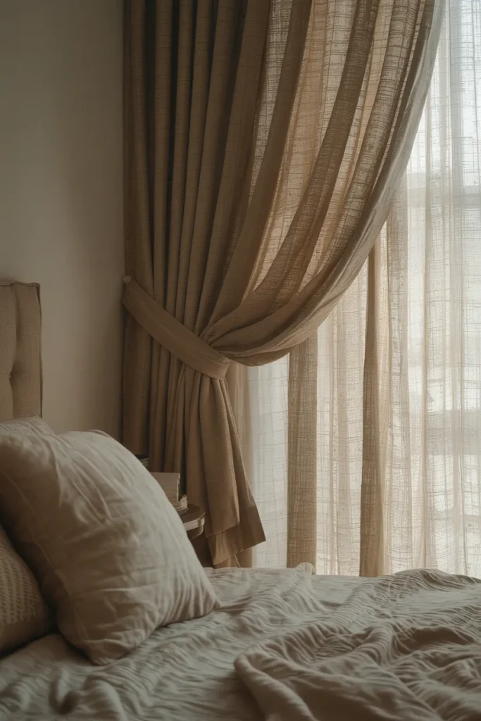 Blackout-Lined Linen Curtains for Practical Comfort