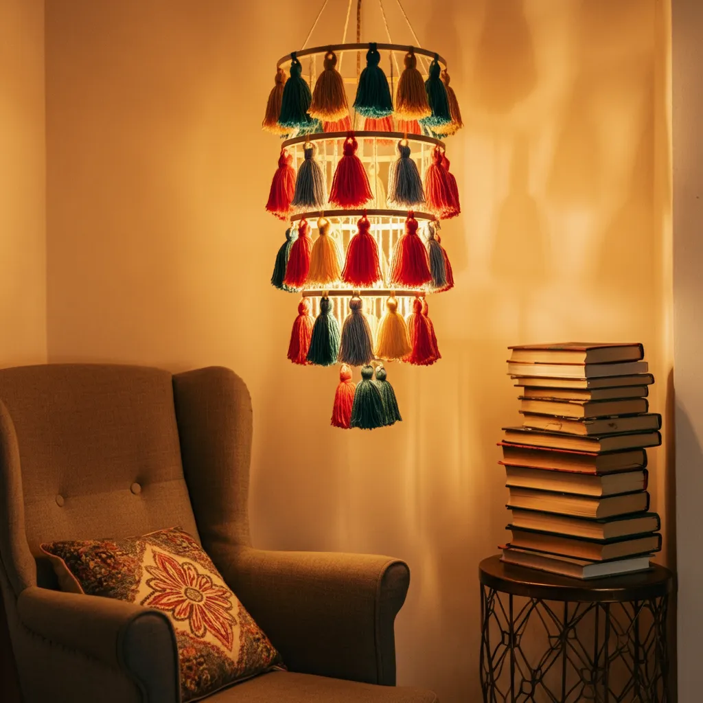 Bohemian Tassel Chandelier