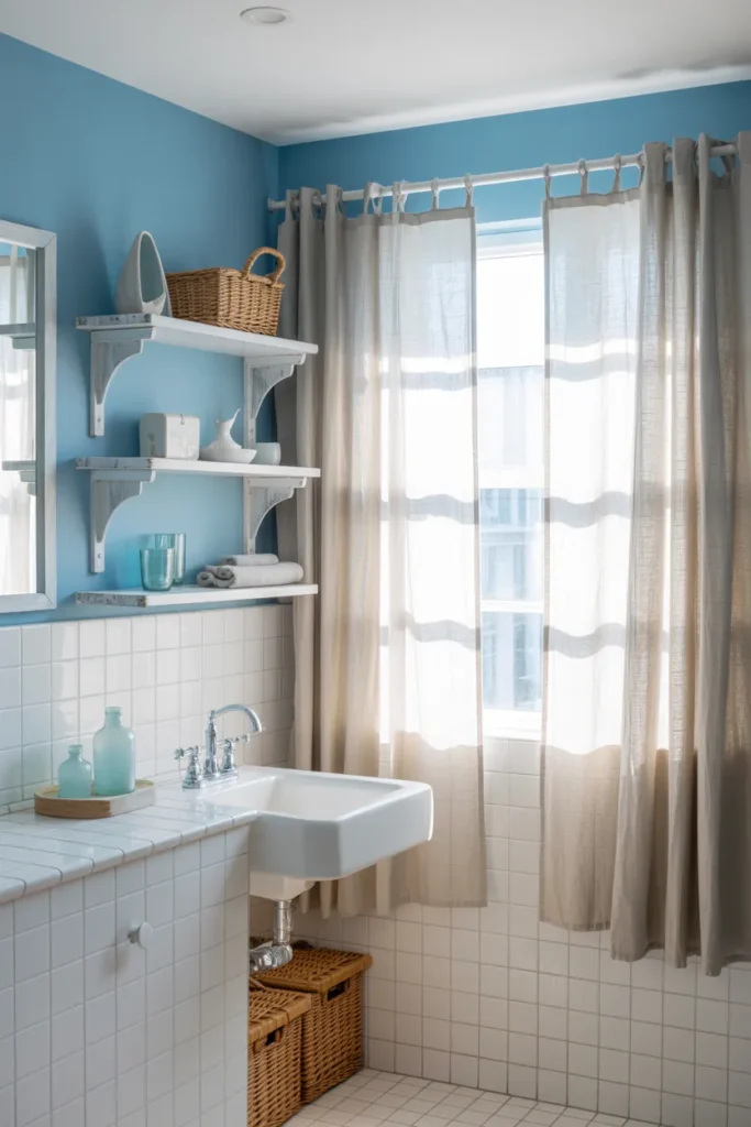 Breezy Blue and White Escape