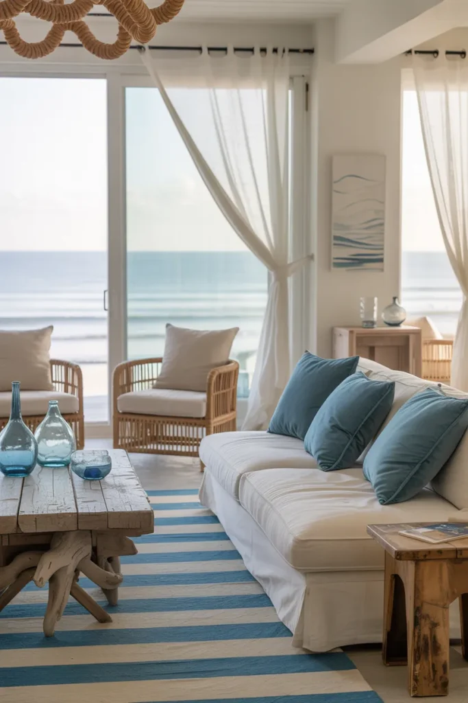 Breezy Whites and Soft Blues