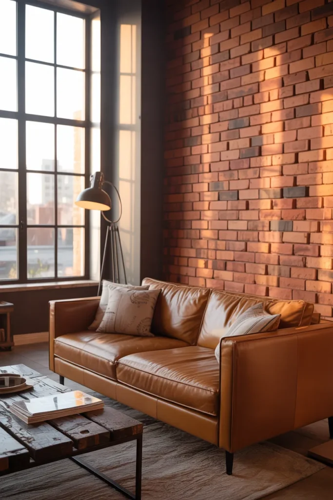 Brick Veneer Accent Wall