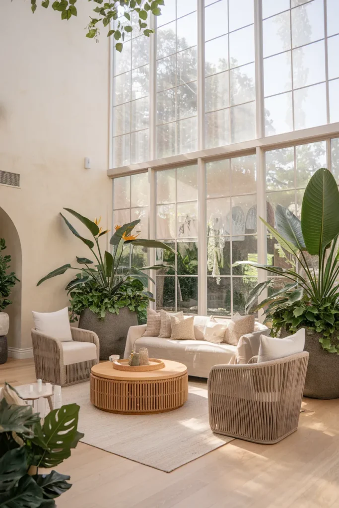 Bring Nature Indoors with Tall Greenery