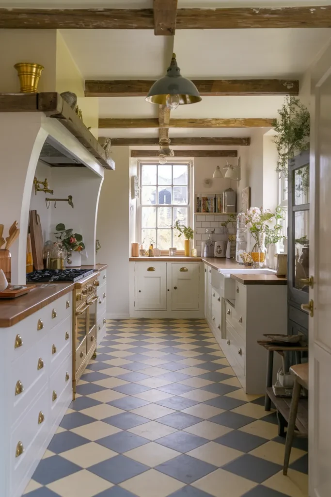 Classic Checkered Floors with a Modern Twist