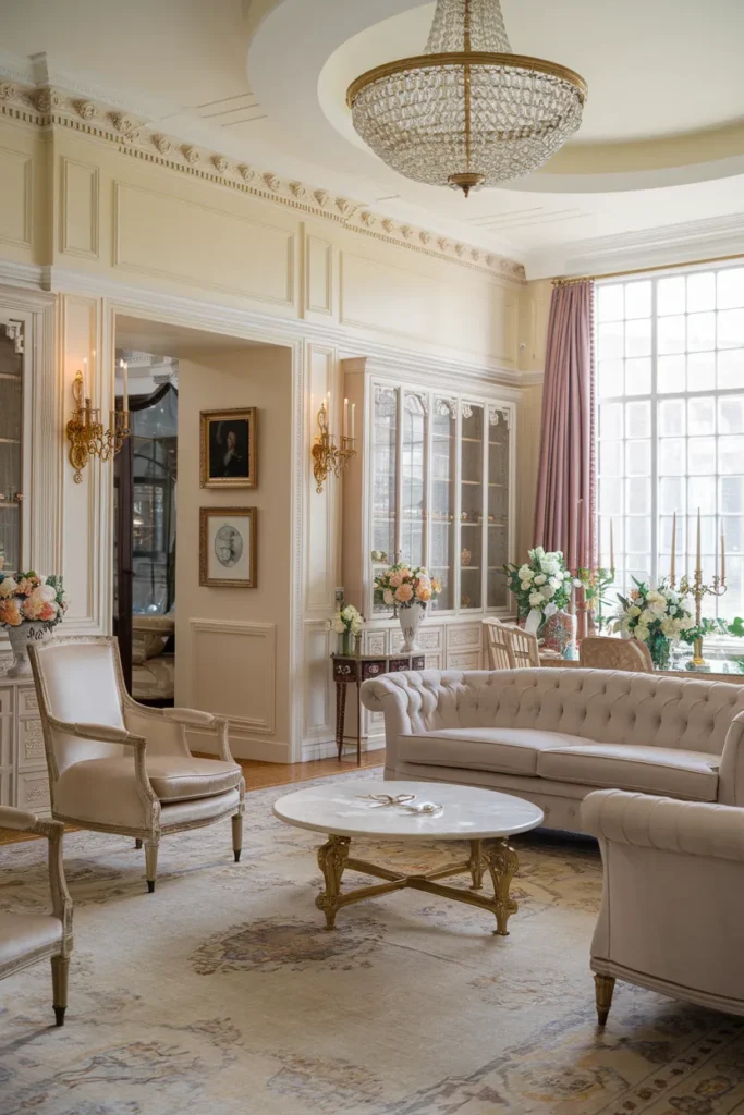 Classic French Apartment Living Room