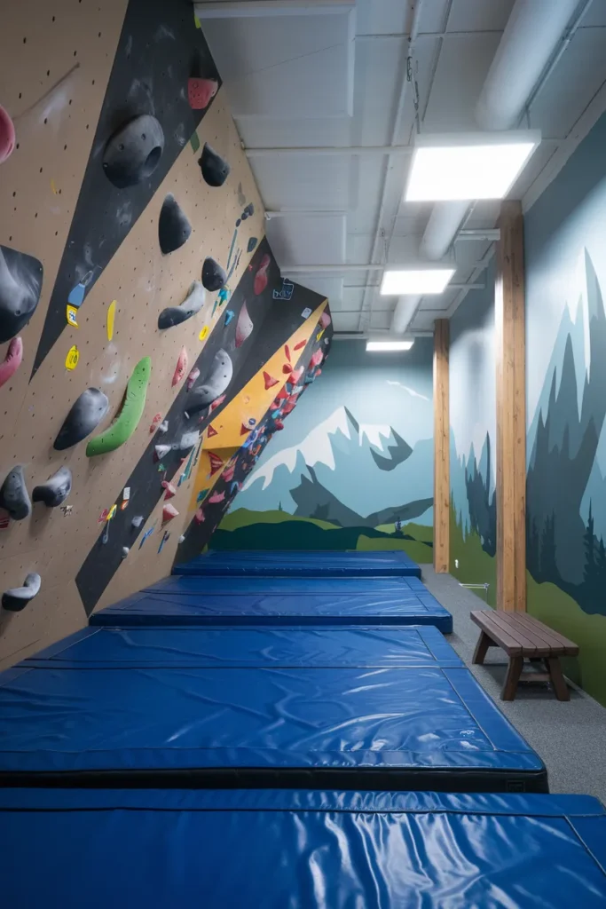 Climbing Wall Challenge Room