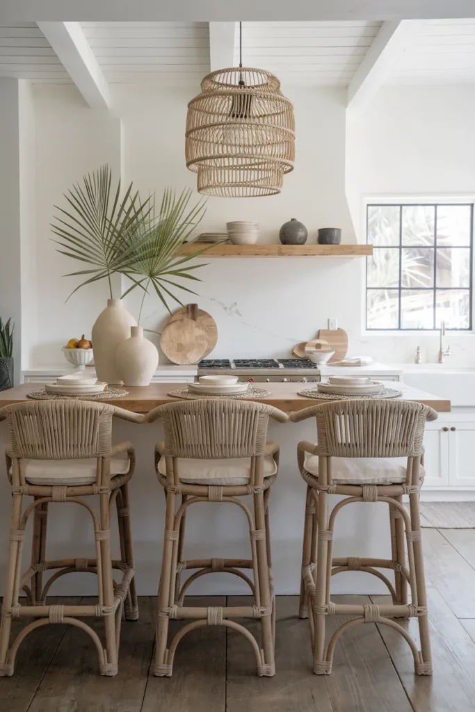 The Ultimate Guide to Small Coastal Kitchen Makeovers with a Breezy Beach Feel 9 Coastal Backsplash with Sea-Glass Tiles