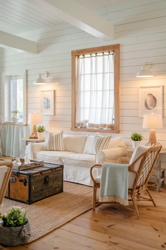 Coastal Cottage with Shiplap Charm