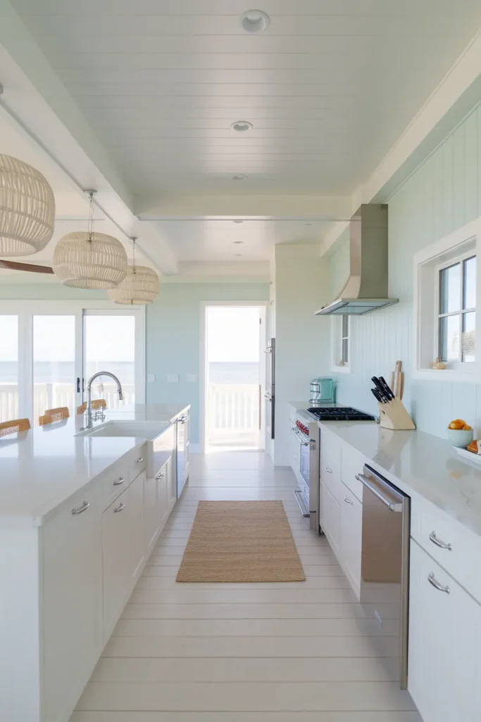 Coastal Minimalist Kitchen