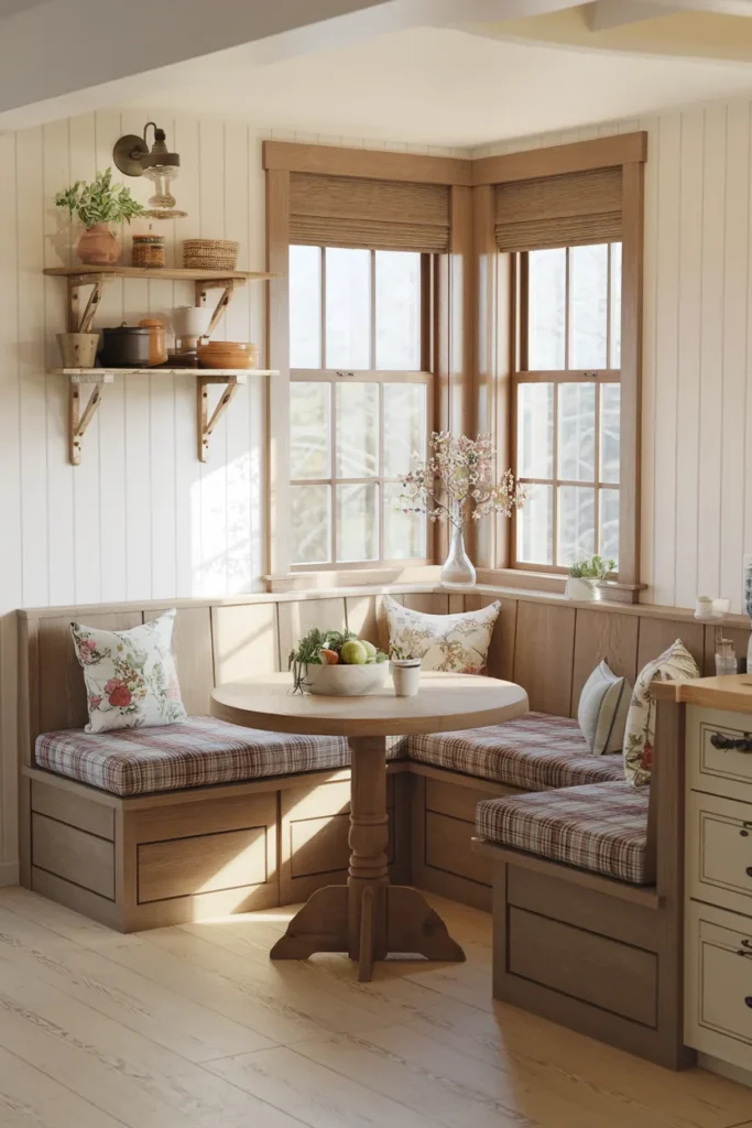 Compact Breakfast Nook with Bench Seating