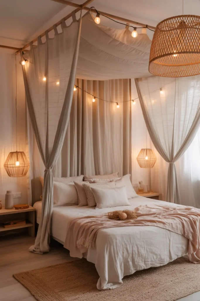 25 Beautiful Boho Bedroom Ideas That Bring Comfort and Soul to Your Space 9 Cozy Canopy Beds with a Boho Twist