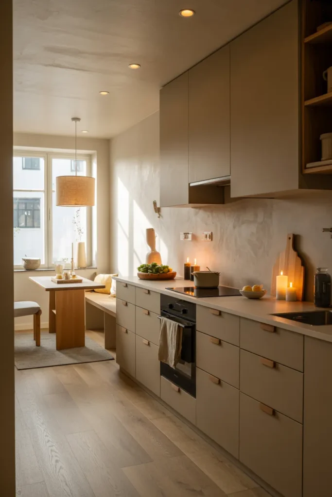 25 Cozy Scandinavian Kitchen Designs That Feel Effortlessly Chic 26 Cozy Minimalism with a Hygge Spirit