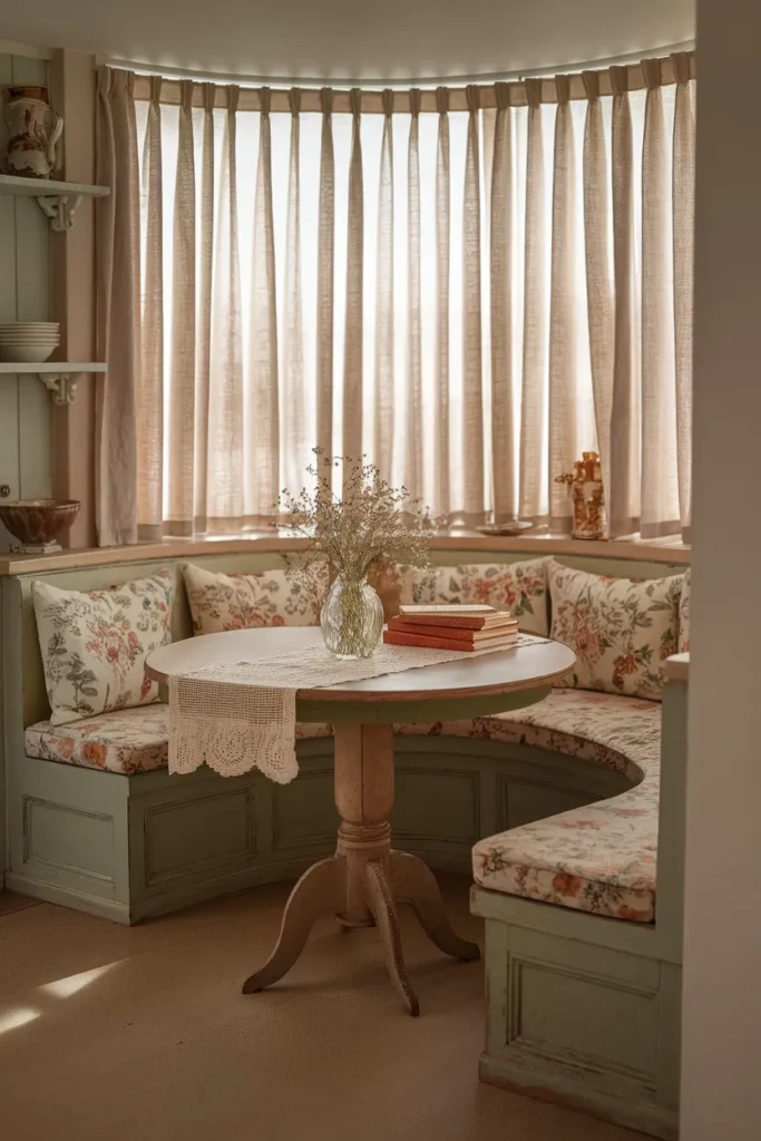 Cozy Nook with Vintage Seating