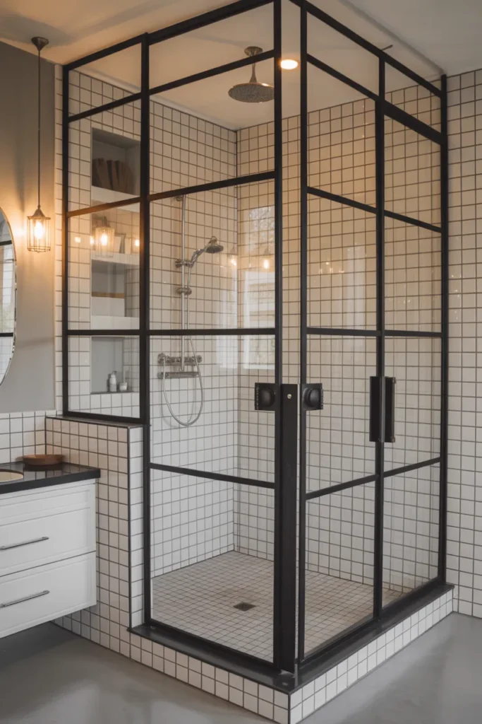 Crittall-Style Shower Doors