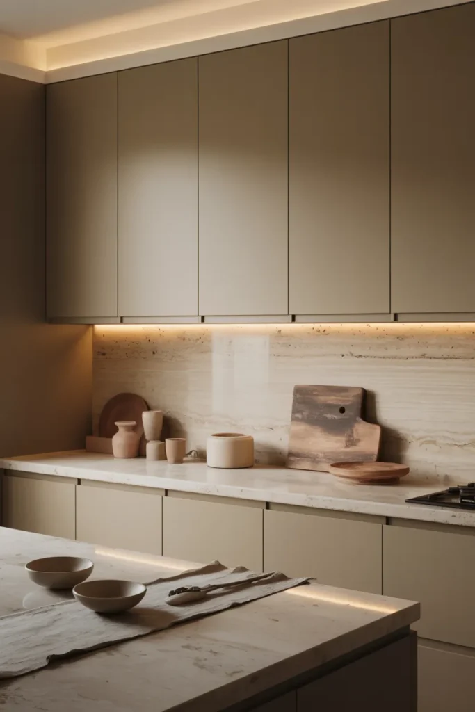 Curated Simplicity with Hidden Storage and Earthy Layers