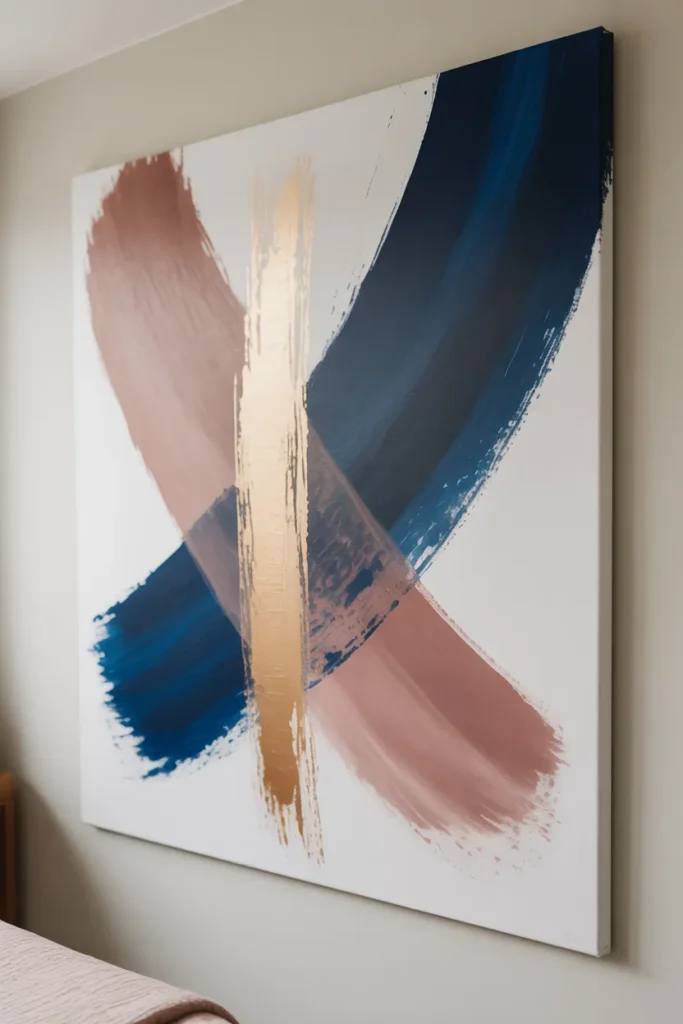 10 DIY Nursery Wall Decor Ideas That Look Expensive 10 DIY Abstract Canvas Art