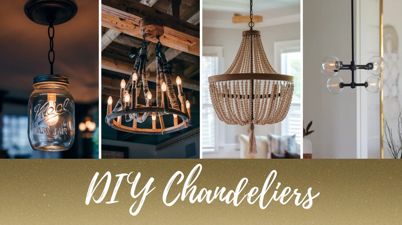 DIY chandeliers
