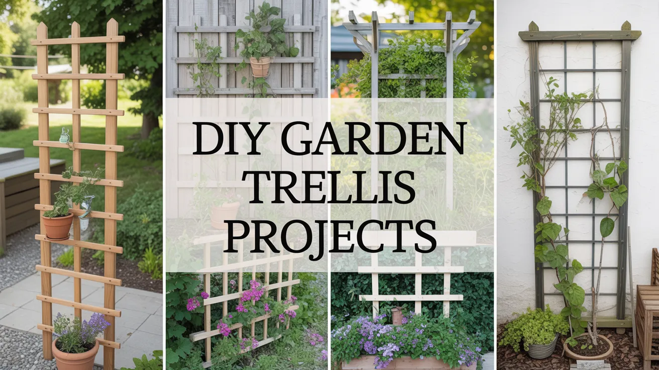 5 DIY Garden Trellis Projects Anyone Can Try: Simple & Creative Ideas 1 DIY garden trellis projects
