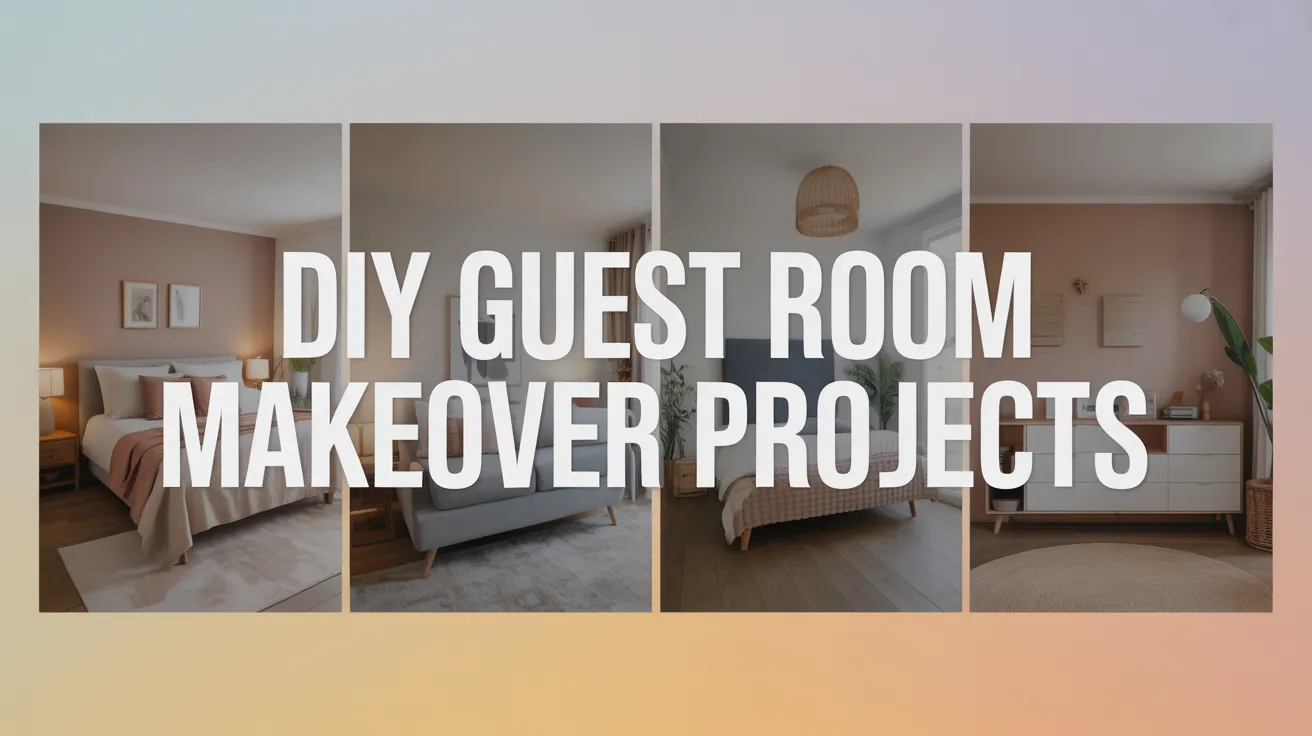DIY guest room makeover projects