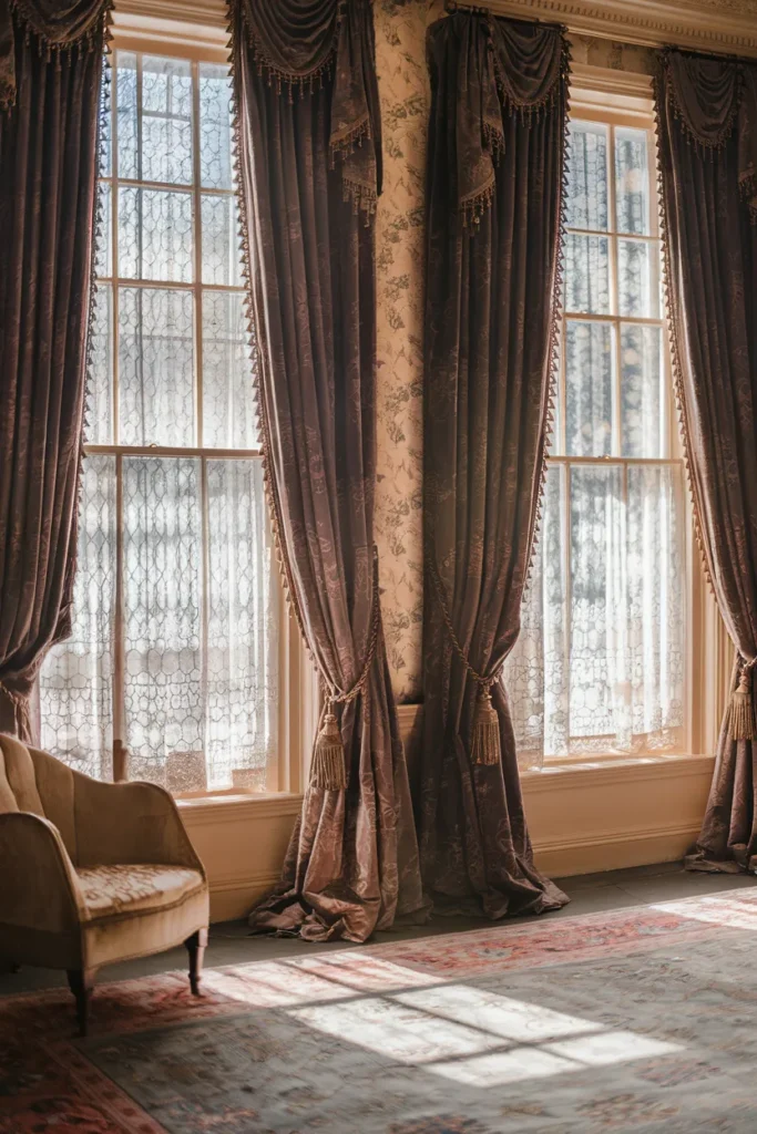 Decorative Columns and Archway Transitions