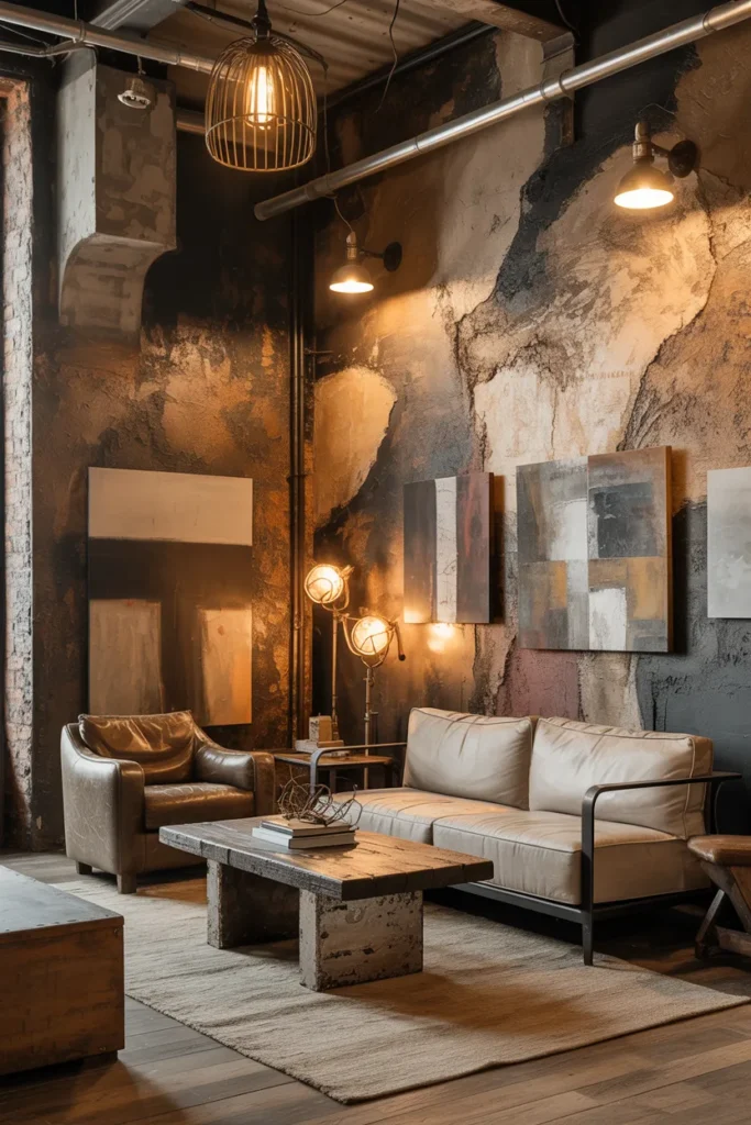 Distressed Finishes and Textured Walls