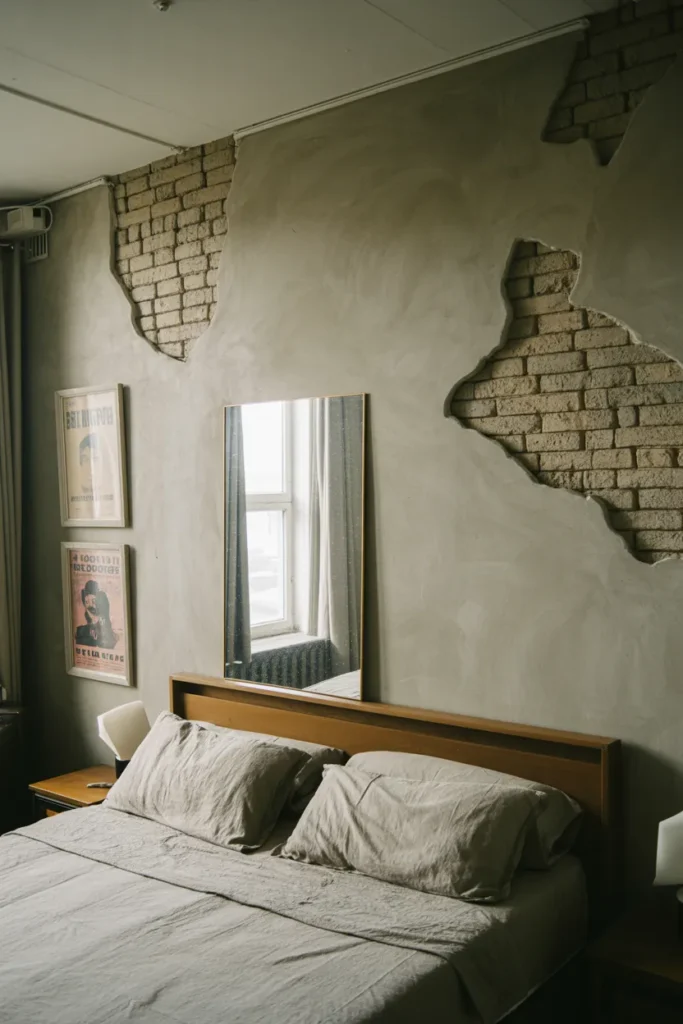 Distressed Walls with Raw Texture