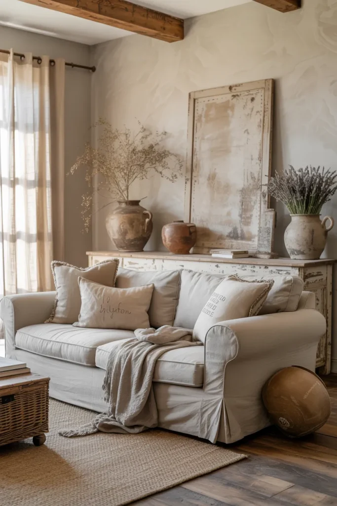 Distressed Wood and Cozy Textures