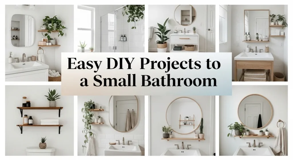 Easy DIY Projects to Refresh a Small Bathroom