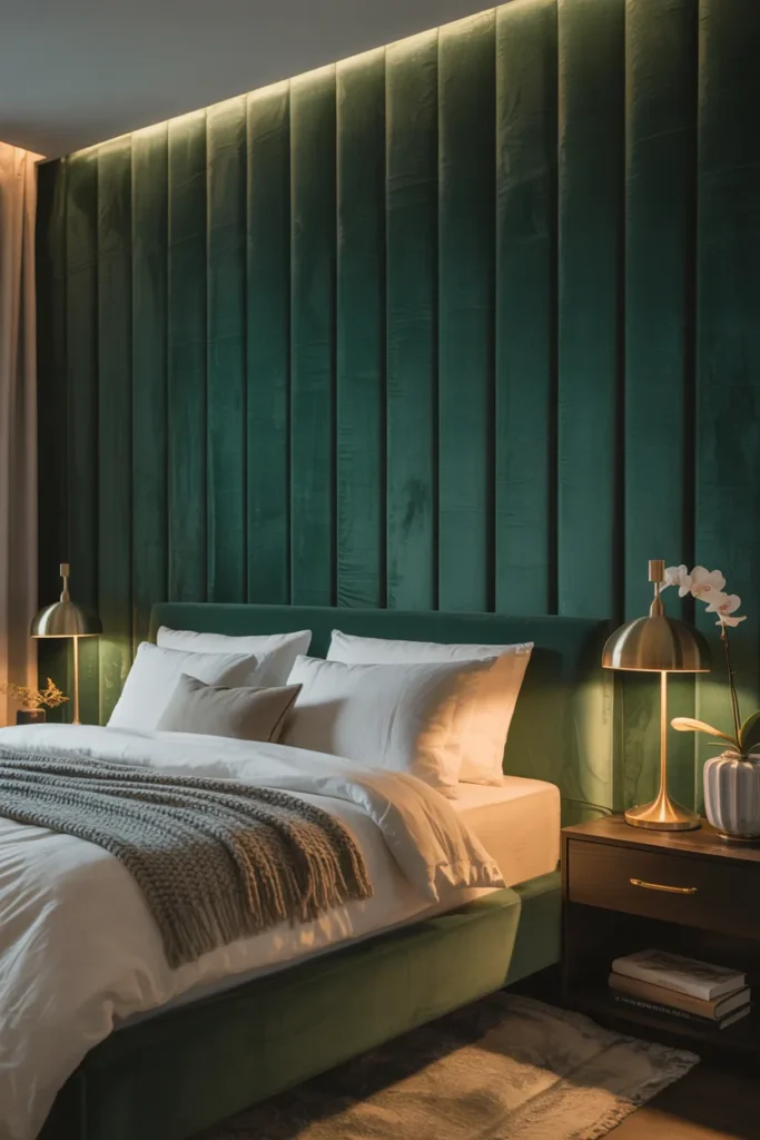 Fabric Upholstered Accent Wall