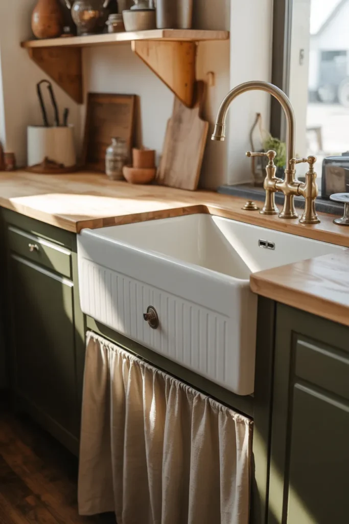 Farmhouse Sink with a Modern Twist