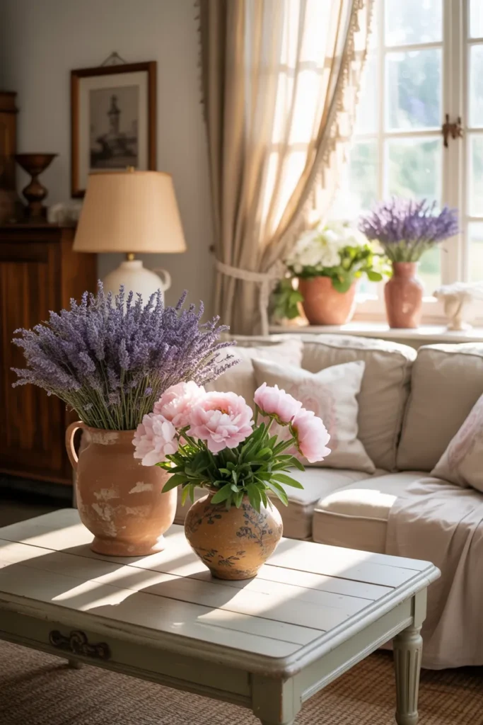 Floral Bouquets and Cottage Warmth