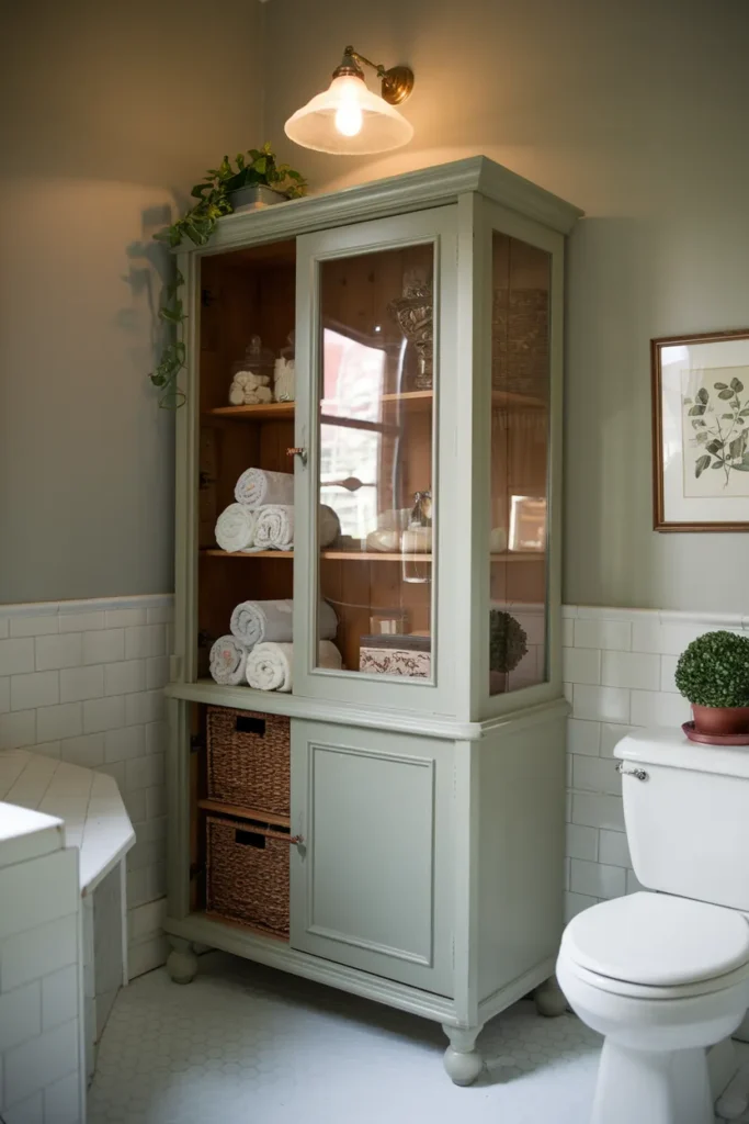 Freestanding Linen Cabinet