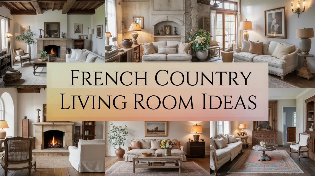 French Country Living Room Ideas