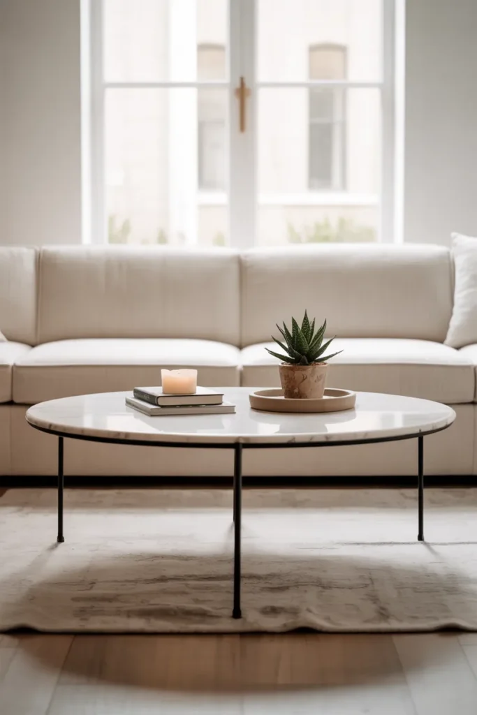 Functional Minimal Coffee Table Styling