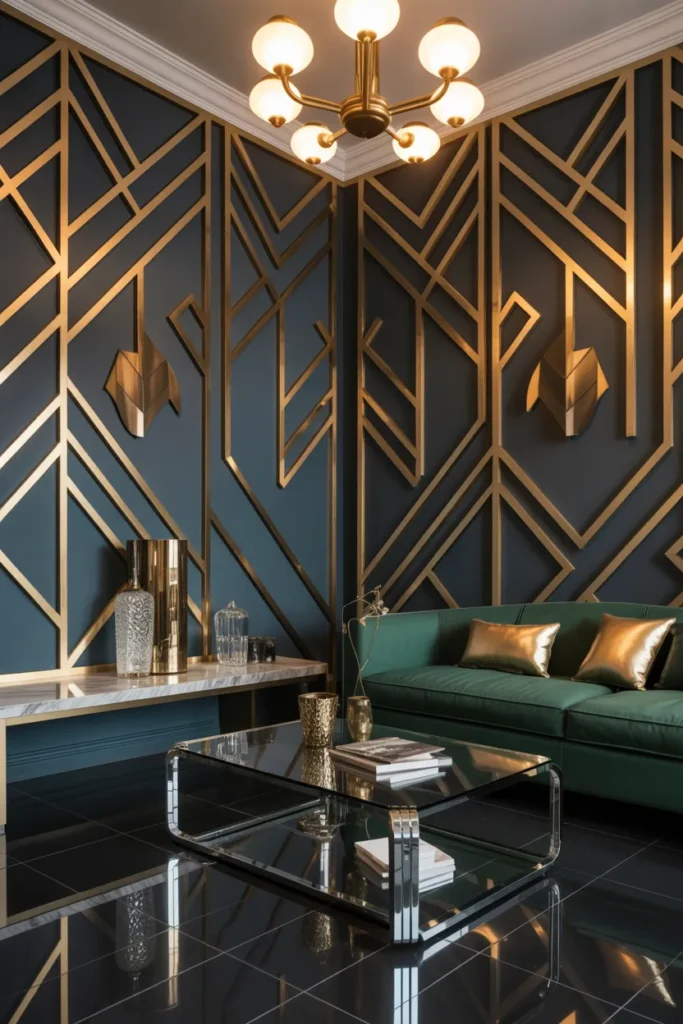 Geometric Walls That Command Attention