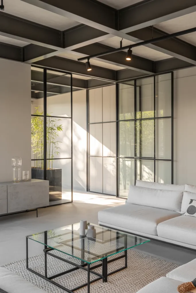 Glass Walls and Metal Frames for a Modern Edge