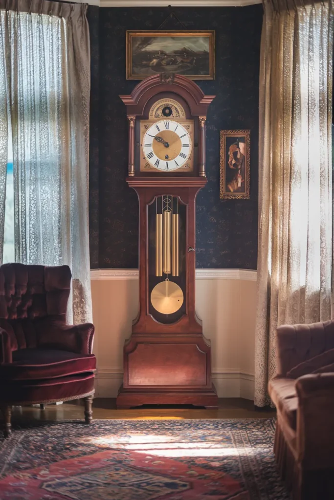 Grandfather Clock as a Focal Point