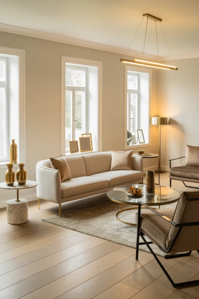 Introduce Metal Accents for Subtle Shine