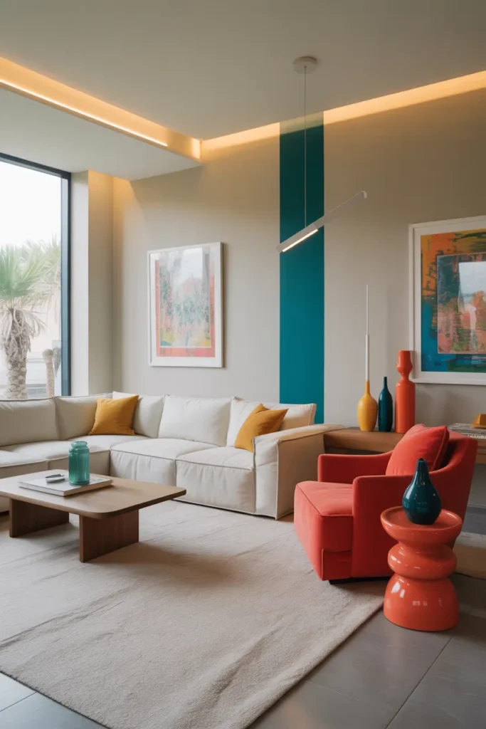 Introduce Pops of Unexpected Color