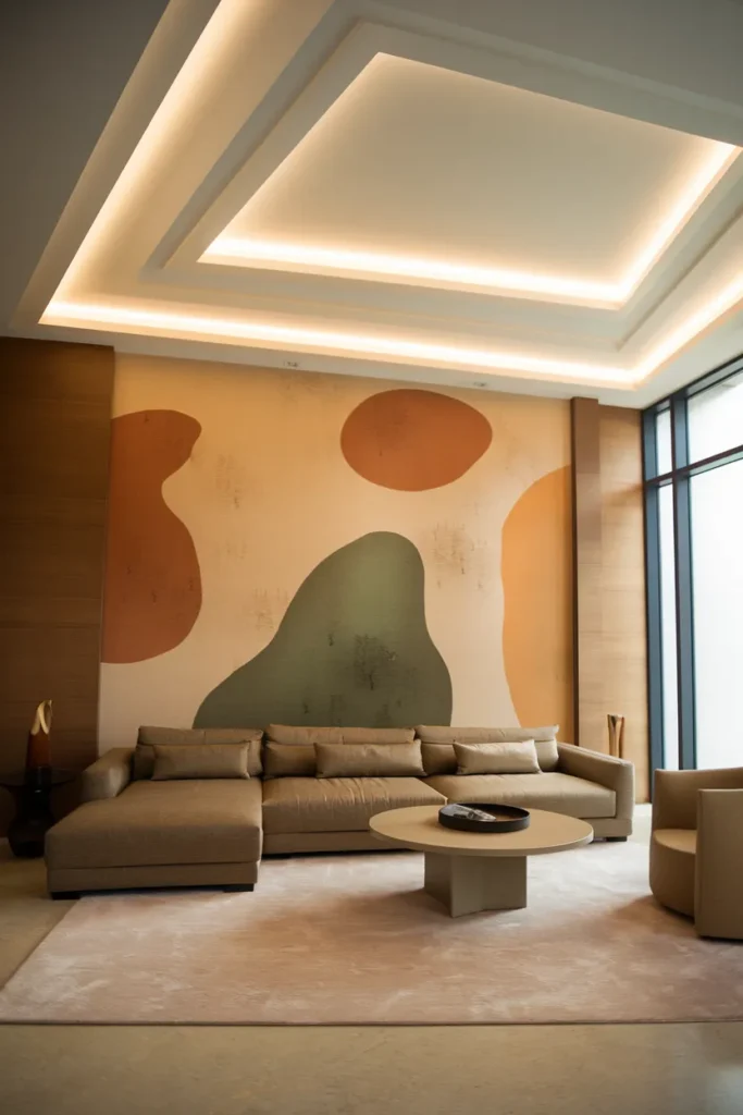 30 False Ceiling Ideas That Instantly Make Your Home Look More Luxurious 13 Layered POP False Ceiling with Warm Cove Lighting