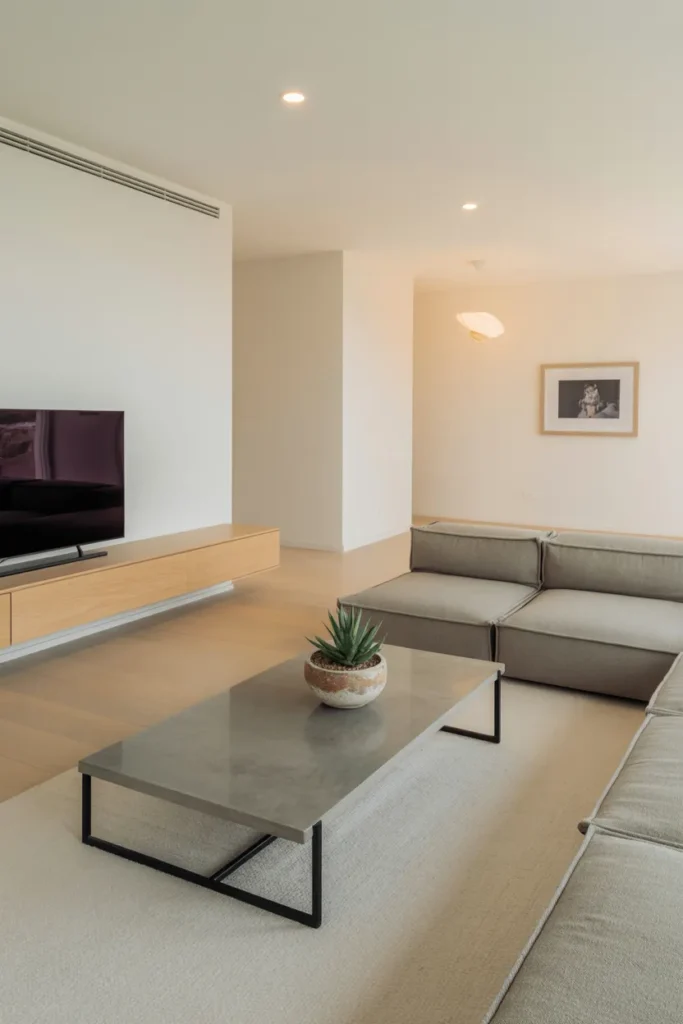 Low Furniture and Open Space Layout