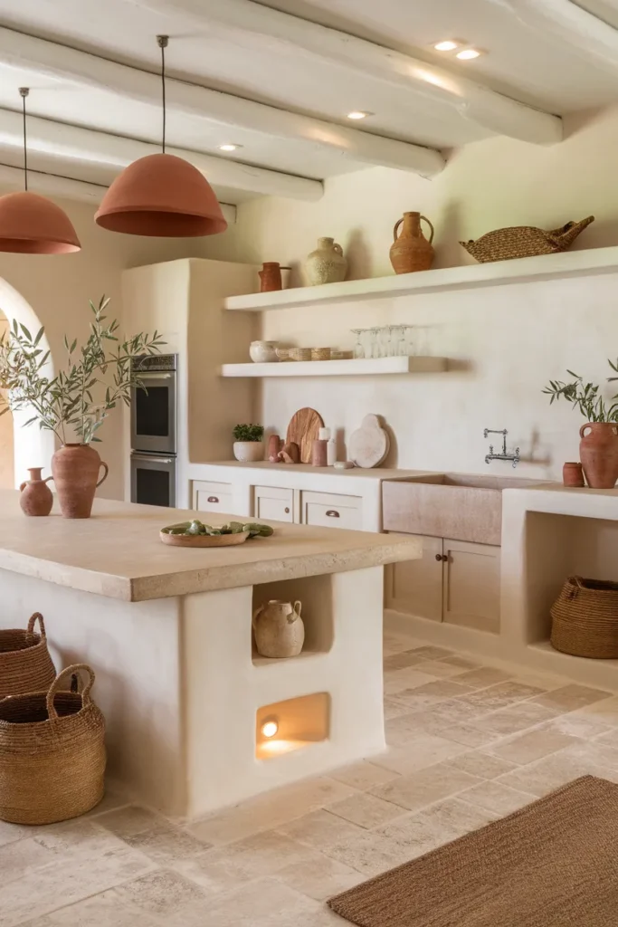 Mediterranean Minimalist Kitchen