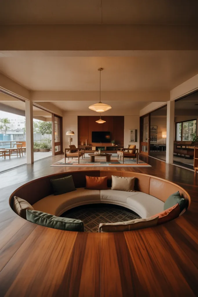 Mid-Century Modern Conversation Pit