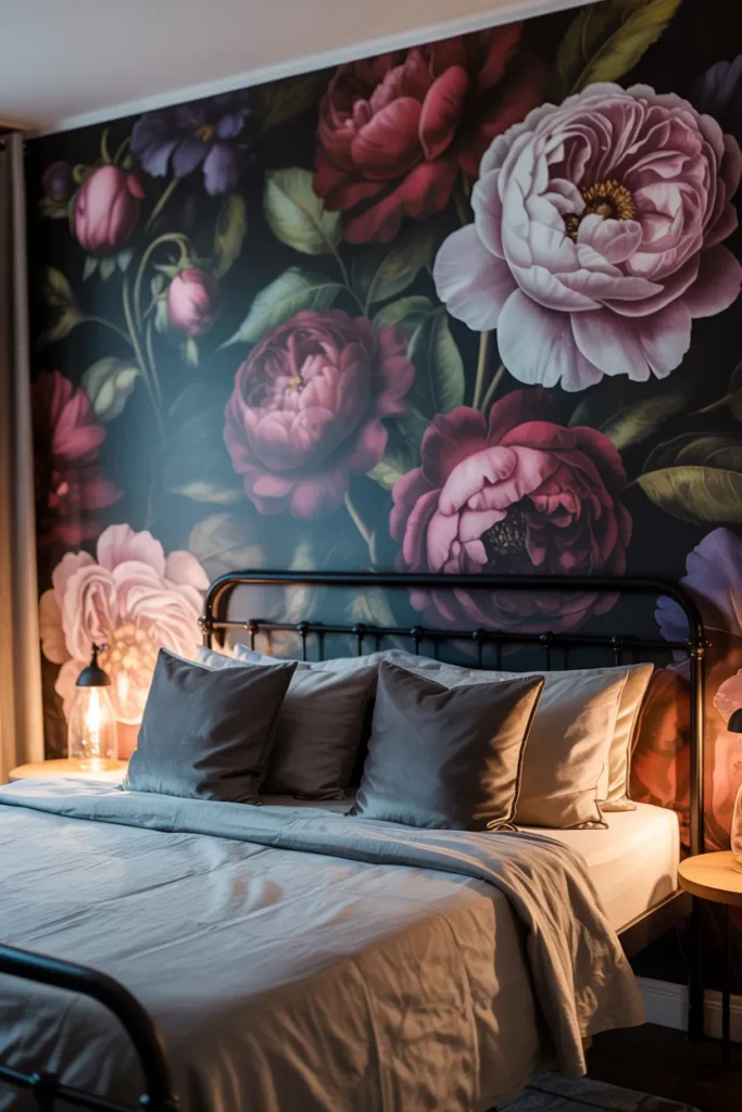 Midnight Floral Murals