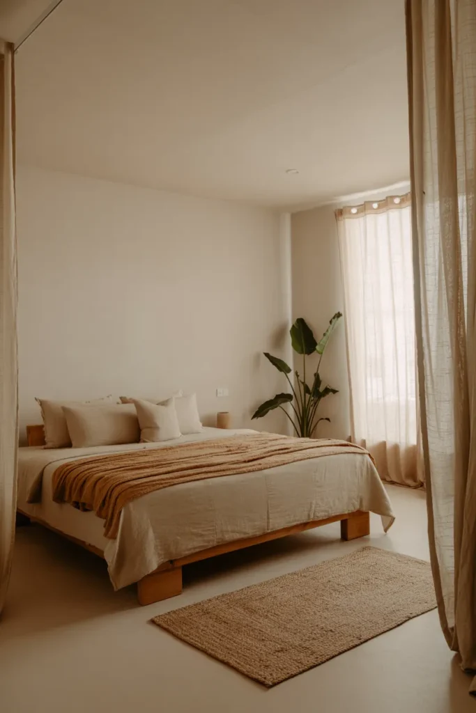 25 Beautiful Boho Bedroom Ideas That Bring Comfort and Soul to Your Space 15 Mindful Minimalism with a Boho Soul