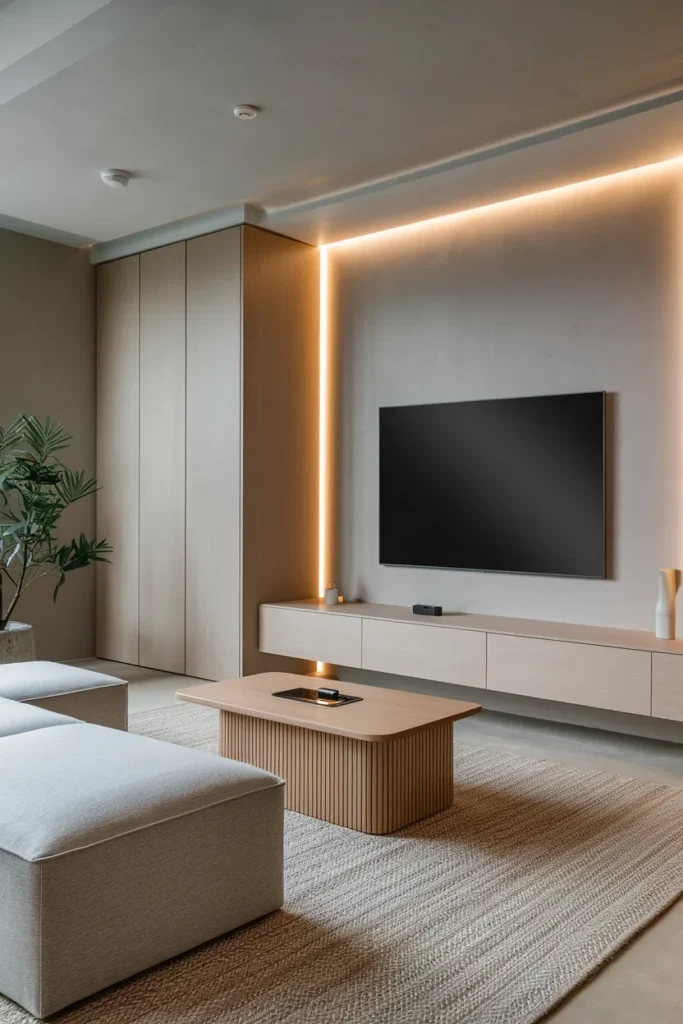 Minimal Serenity Apartment Living Room